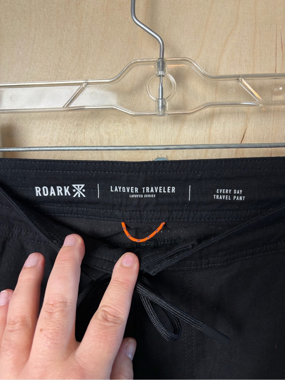 NWT $95 ROARK Men’s Layover Pro Traveler Pants in Black Waist 30 - Picture 5 of 10